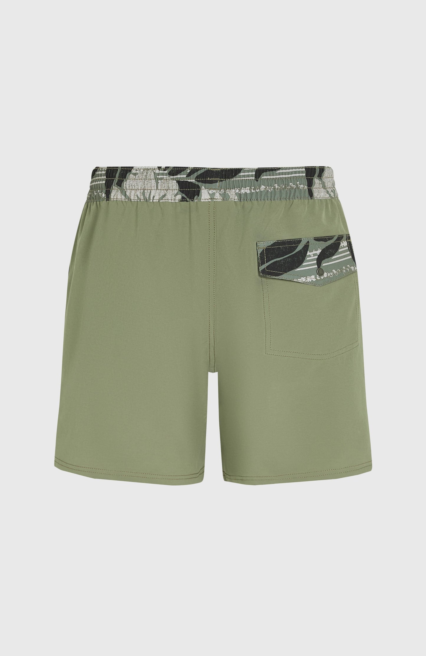 Men Pocket Print 16'' Swim Shorts