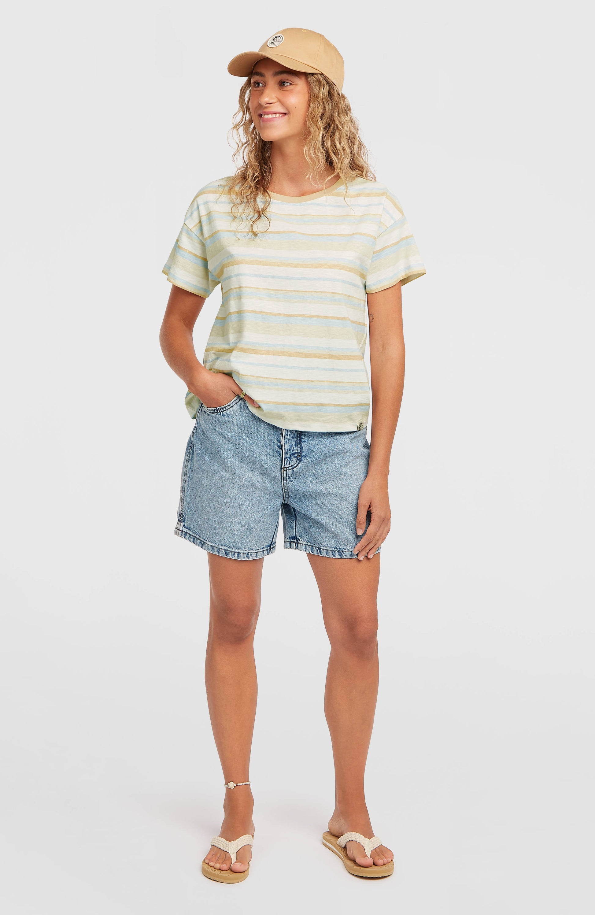 Women O'Riginals Boxy Stripe T-Shirt