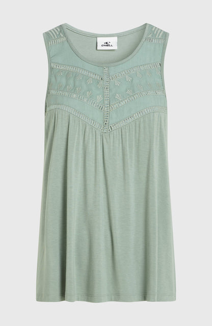 Women Essentials Tokeena Embroidery Tank