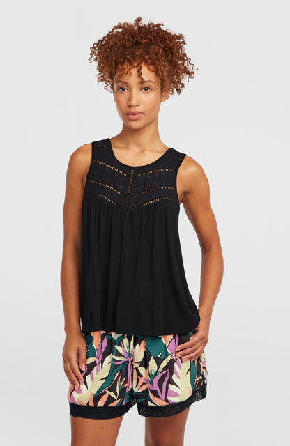 Women Essentials Tokeena Embroidery Tank