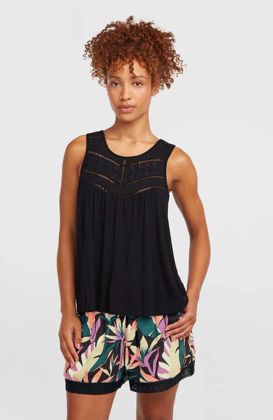 Women Essentials Tokeena Embroidery Tank