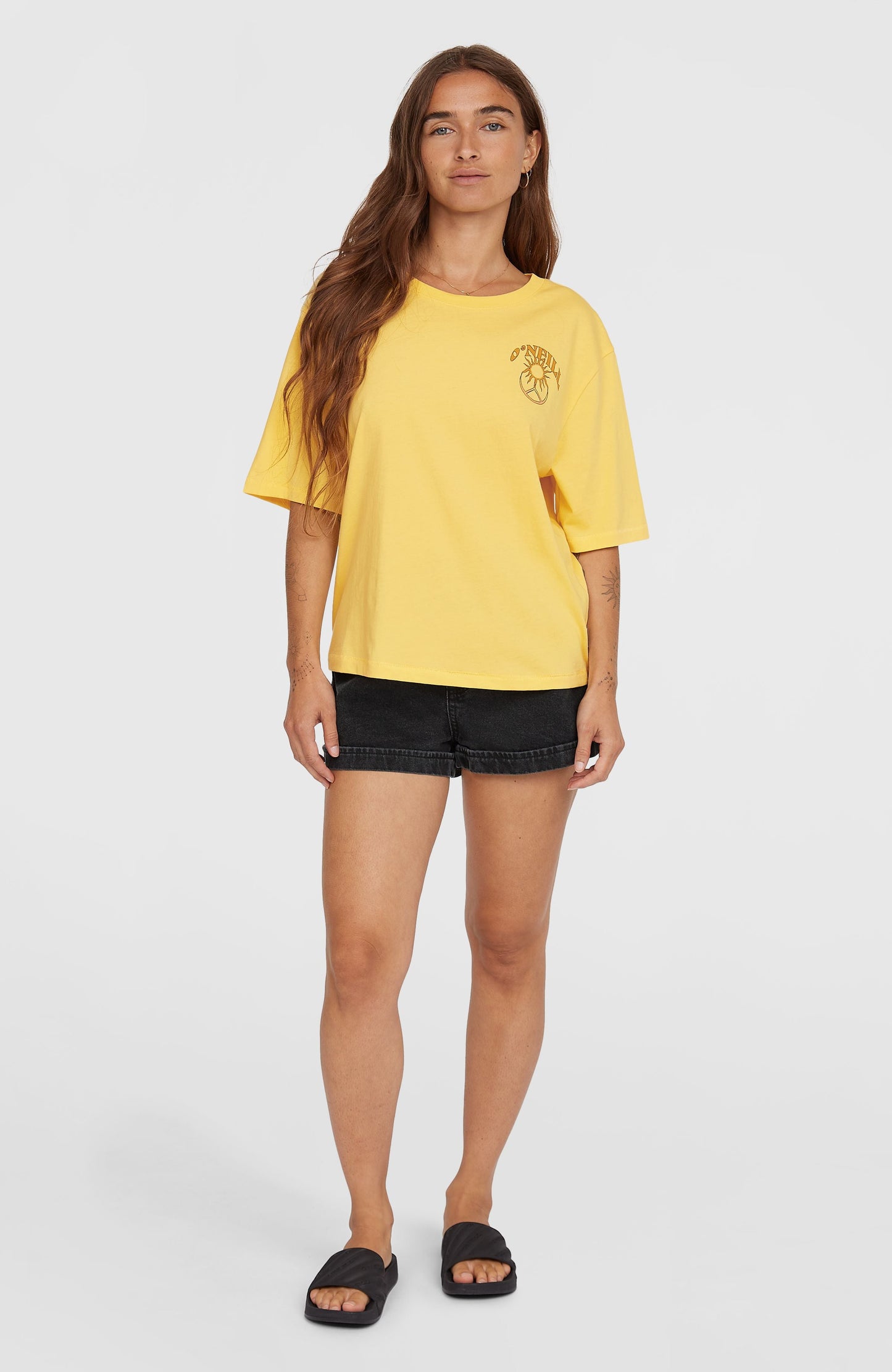 Women Summer Musthaves Back Print T-Shirt