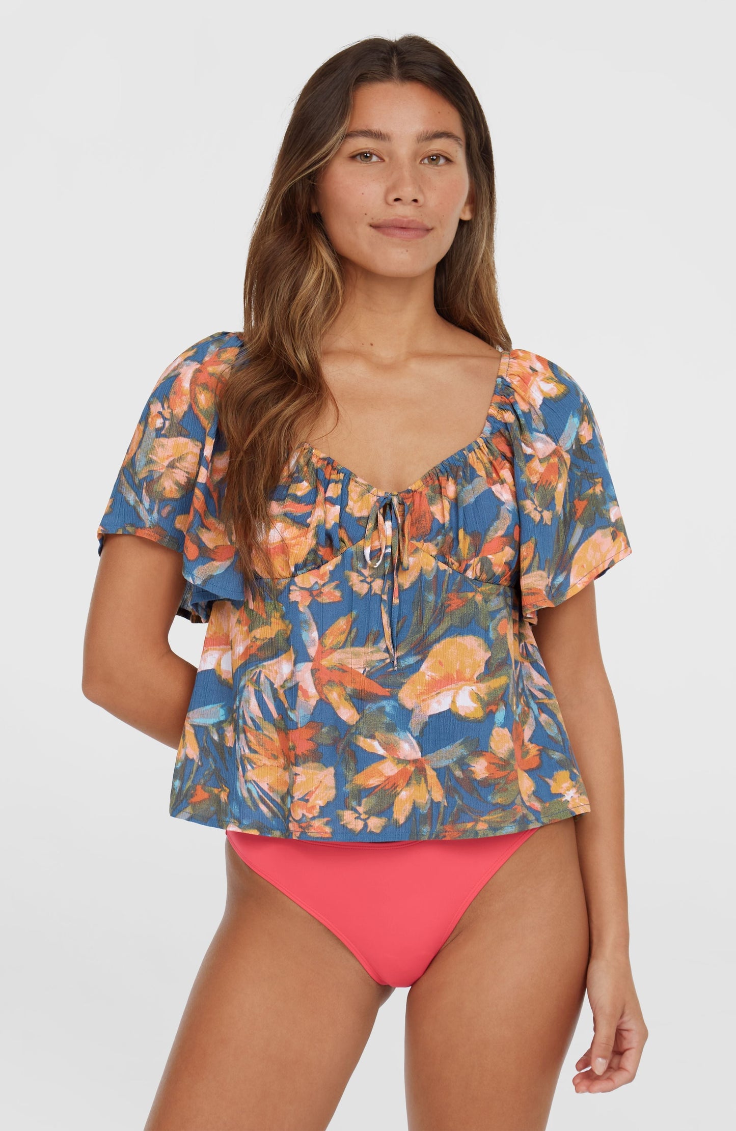 Women Huges Woven Top