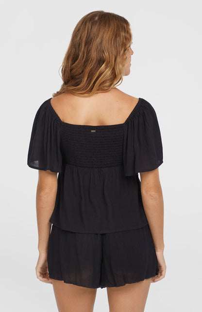 Women Huges Woven Top