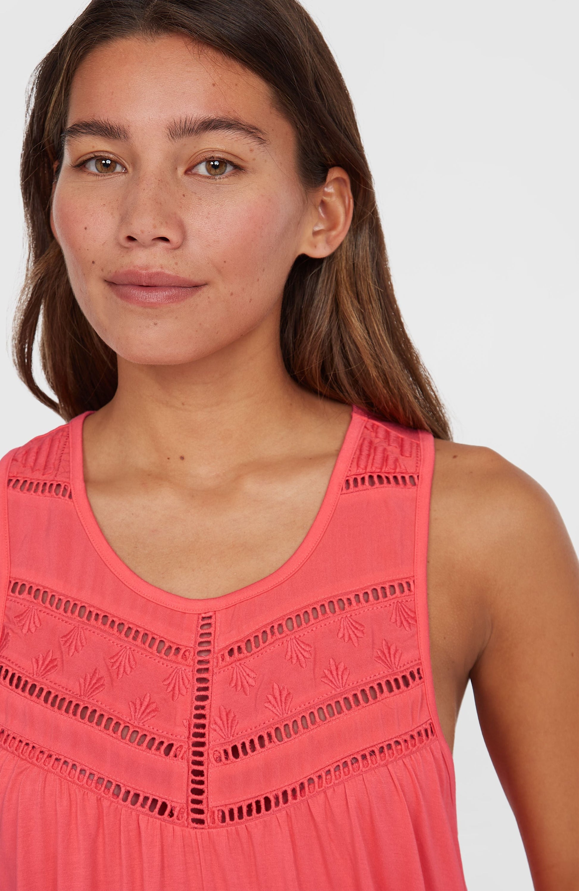 Women Essentials Tokeena Embroidery Tank