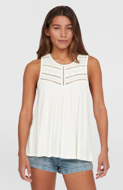 Women Essentials Tokeena Embroidery Tank