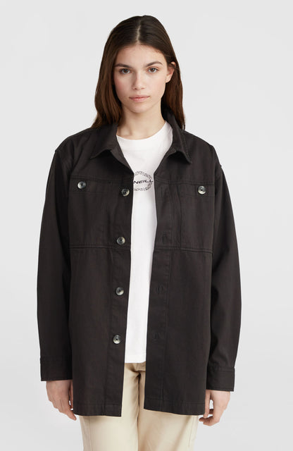 Women Twill Overshirt