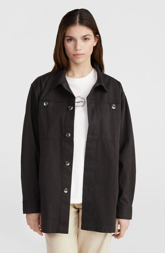 Women Twill Overshirt