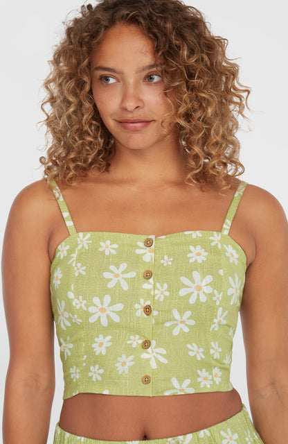 Women Beach Vintage Cropped Top