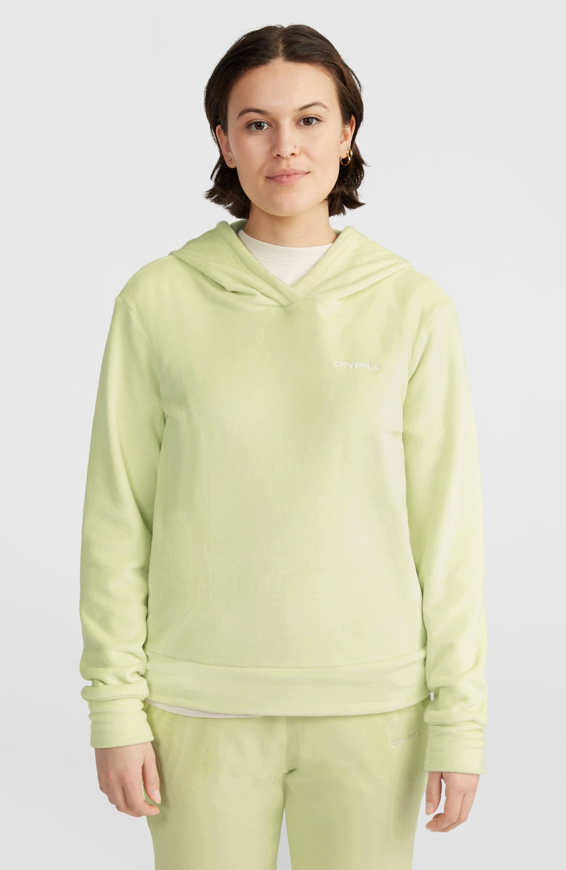 Women Velour Hoodie Fleece