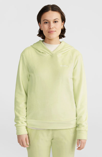 Women Velour Hoodie Fleece