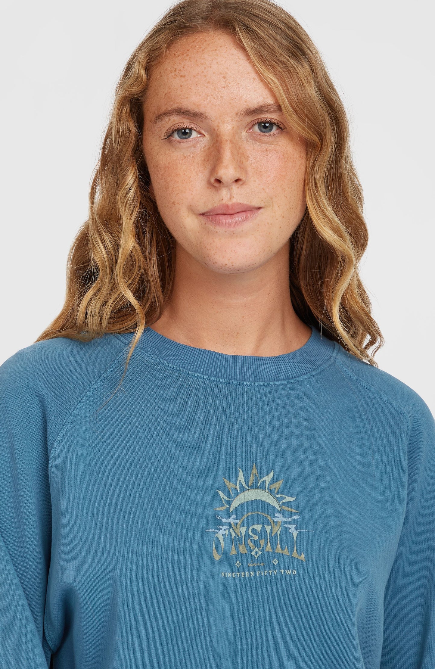 Women Beach Vintage Crew Sweatshirt