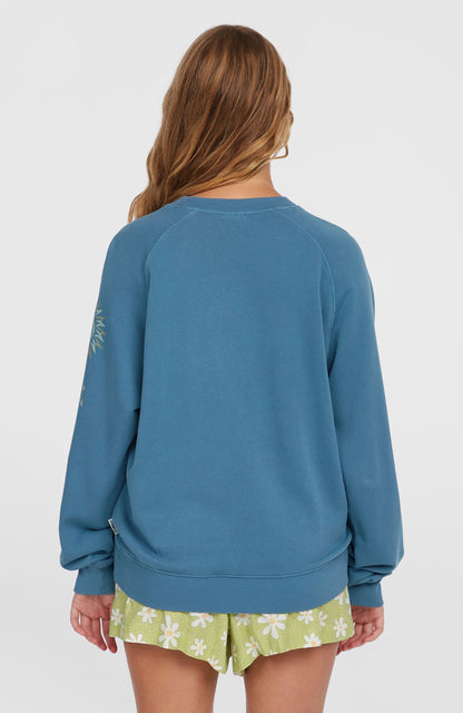 Women Beach Vintage Crew Sweatshirt