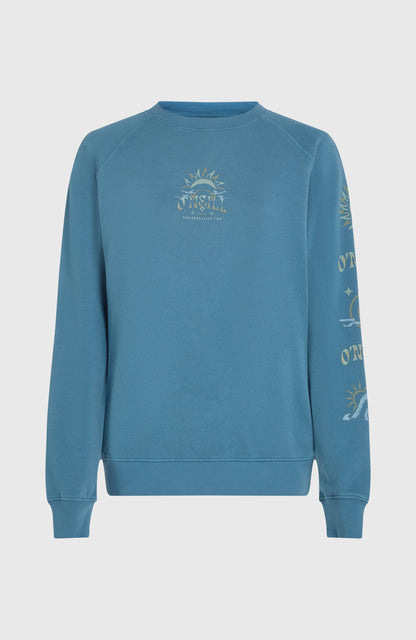 Women Beach Vintage Crew Sweatshirt