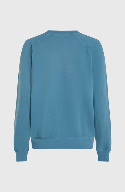Women Beach Vintage Crew Sweatshirt
