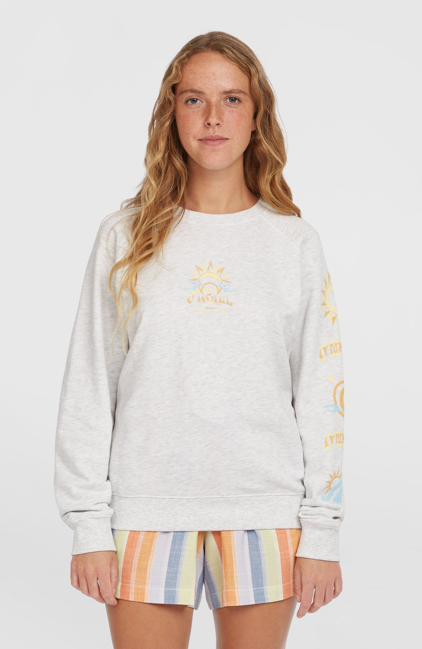 Women Beach Vintage Crew Sweatshirt