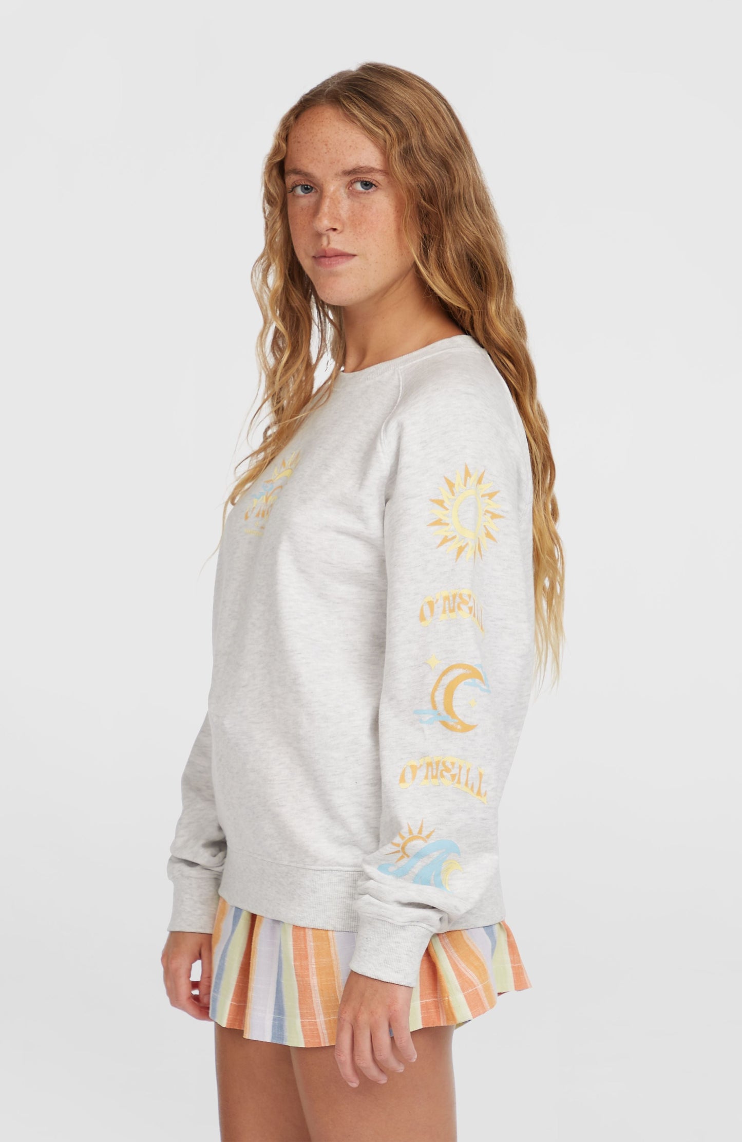 Women Beach Vintage Crew Sweatshirt