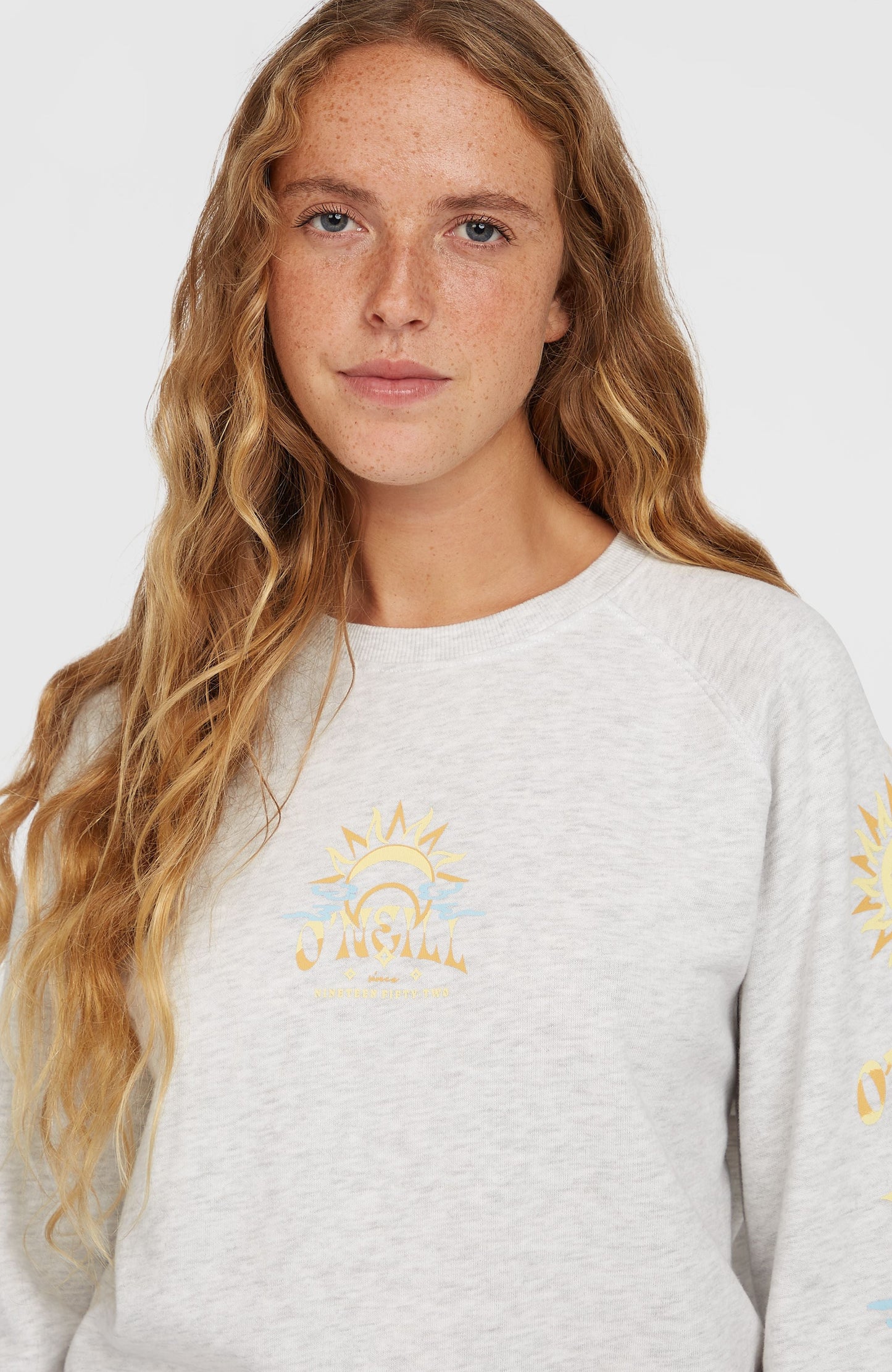 Women Beach Vintage Crew Sweatshirt