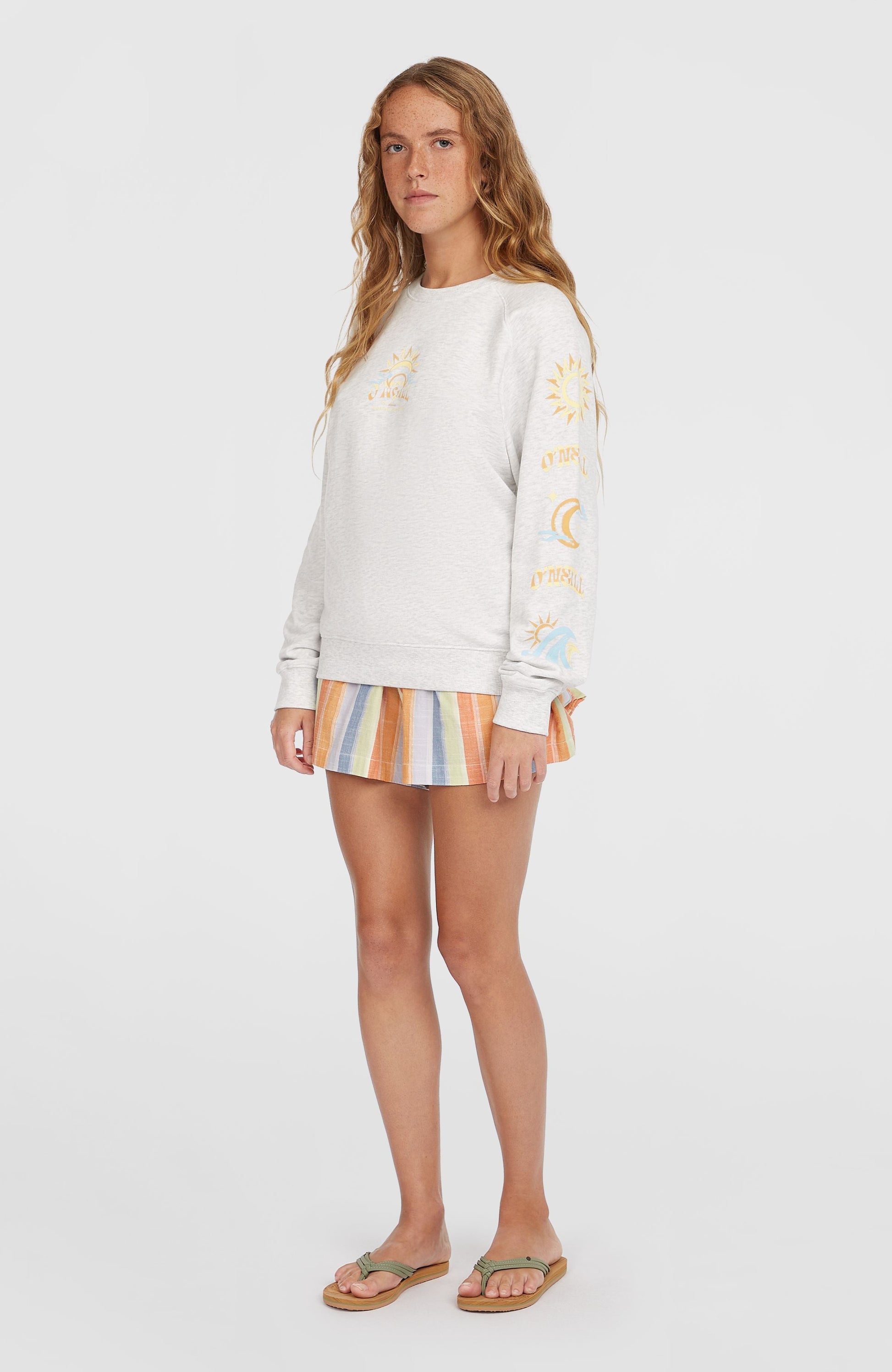 Women Beach Vintage Crew Sweatshirt