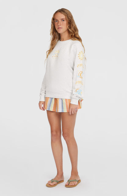 Women Beach Vintage Crew Sweatshirt