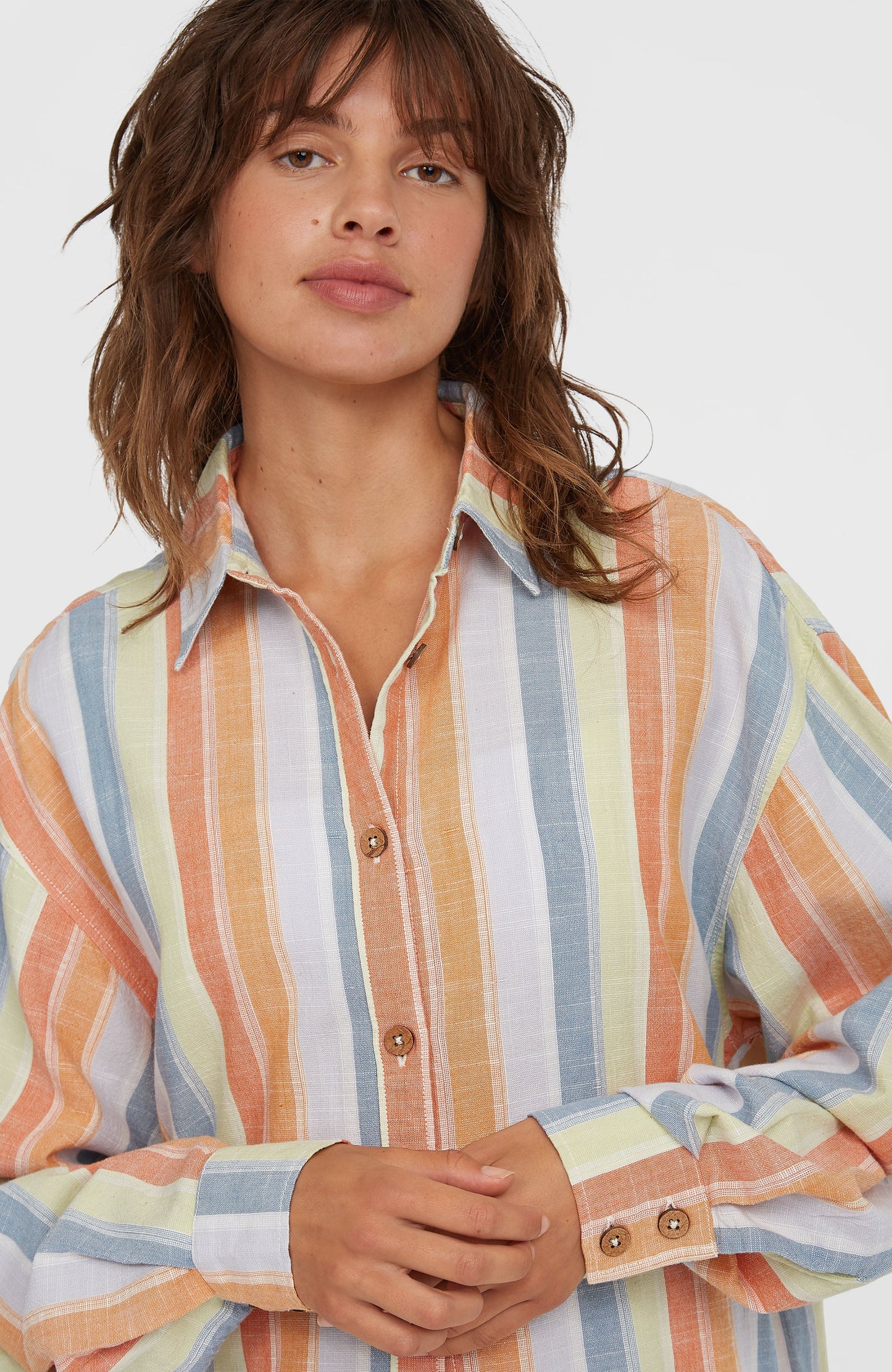 Women Beach Vintage Long Shirt