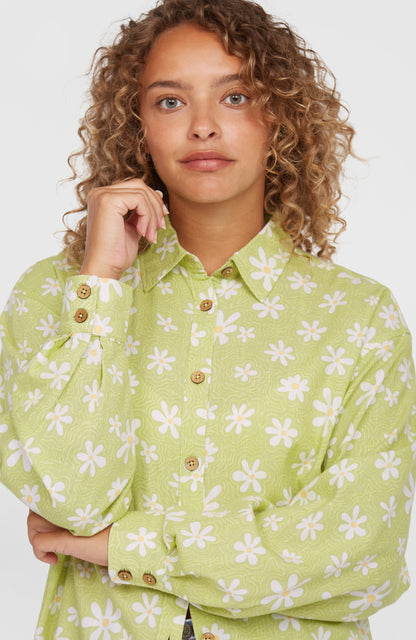 Women Beach Vintage Long Shirt