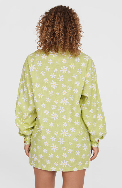 Women Beach Vintage Long Shirt