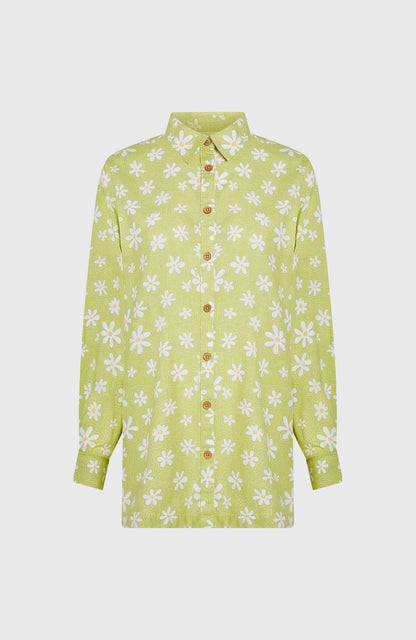 Women Beach Vintage Long Shirt
