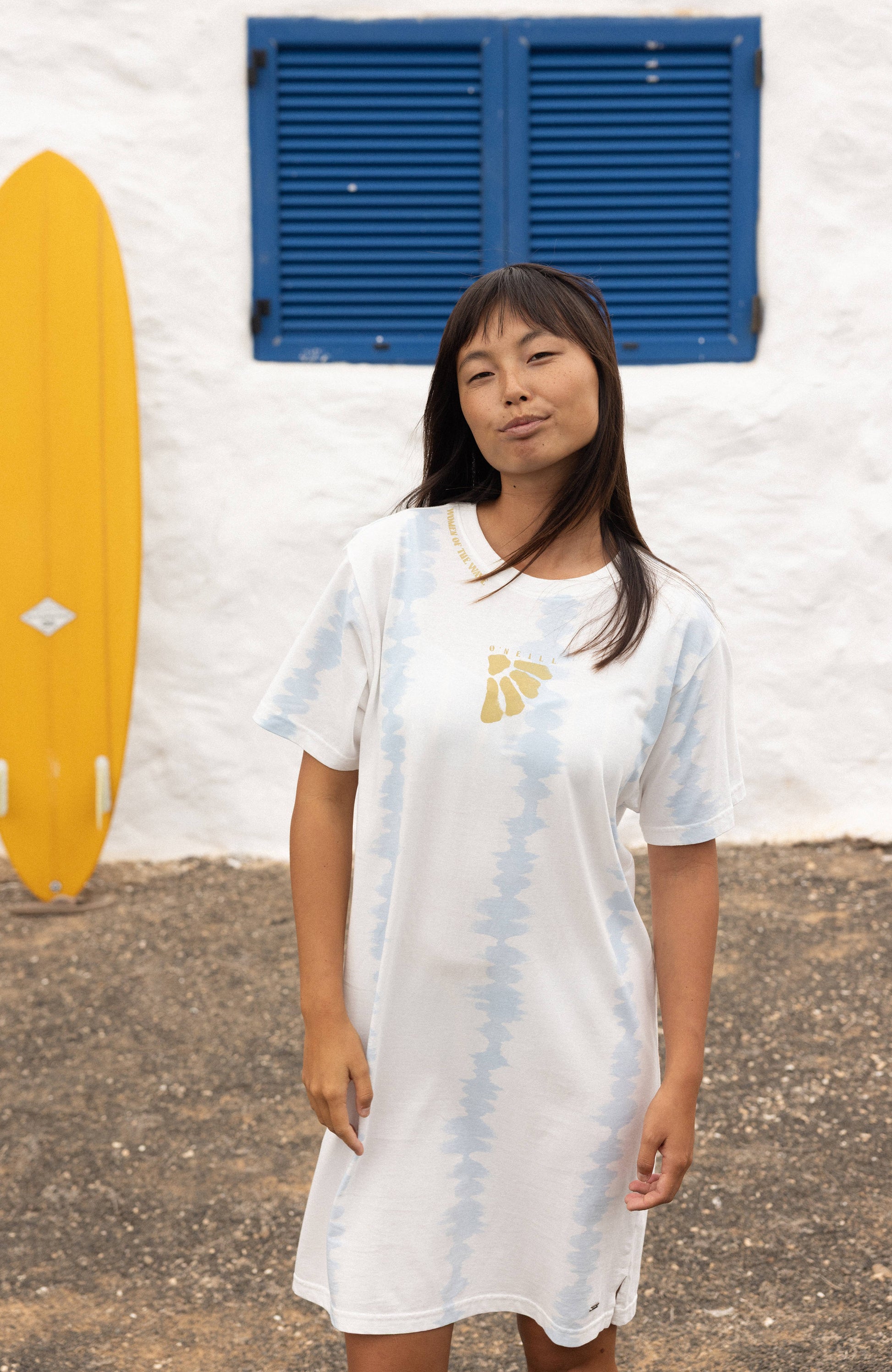 Women Women of the Wave T-Shirt Dress