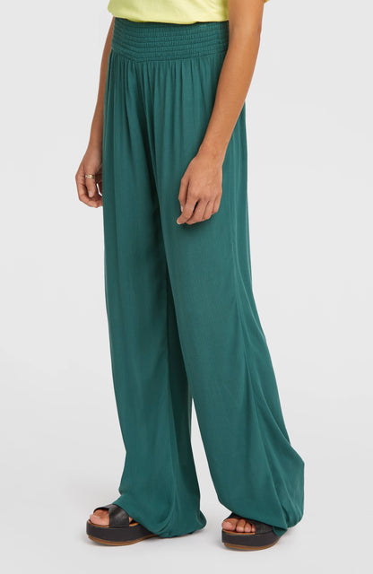 Women Johnny Smocked Waist Pants