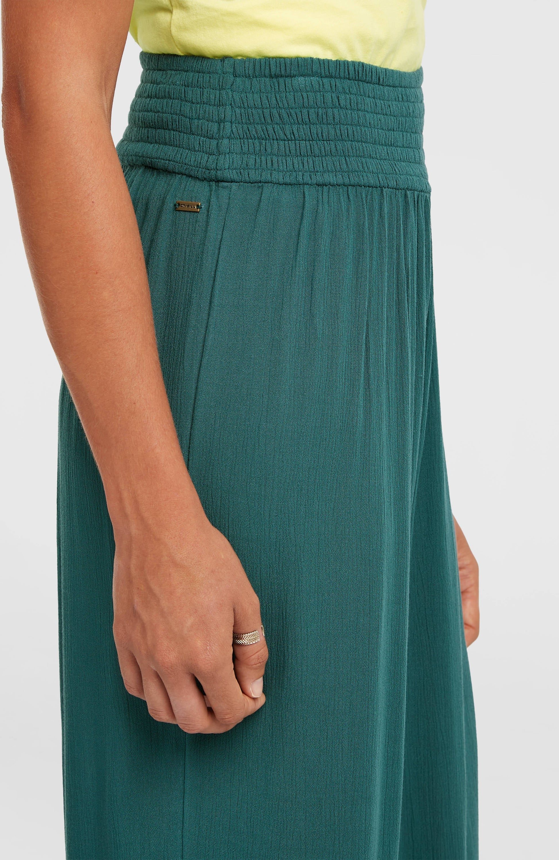 Women Johnny Smocked Waist Pants