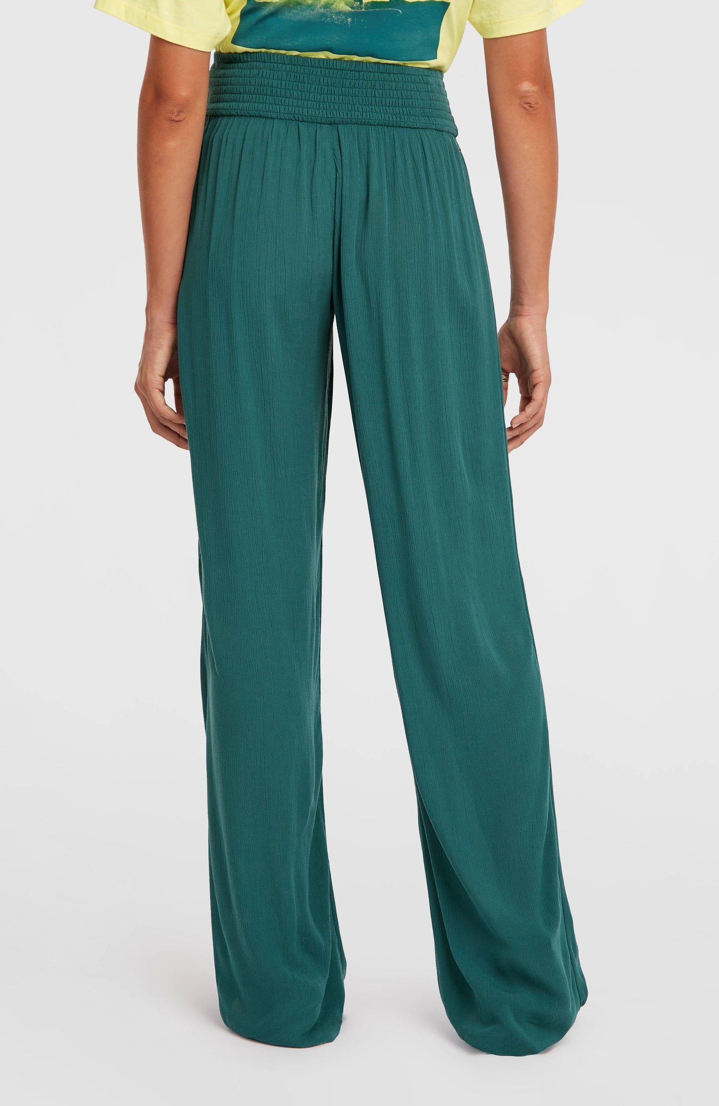 Women Johnny Smocked Waist Pants