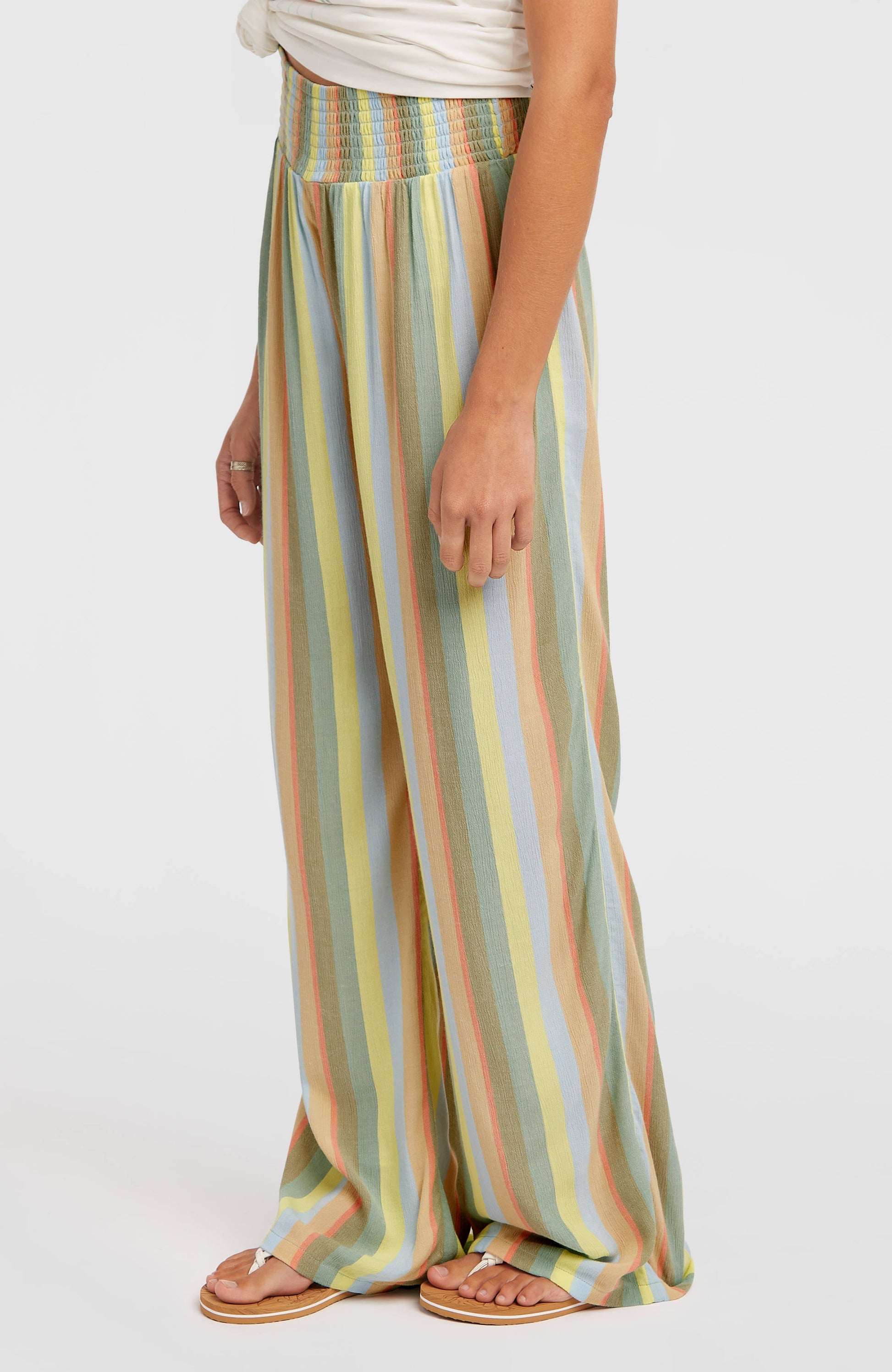 Women Johnny Smocked Waist Pants