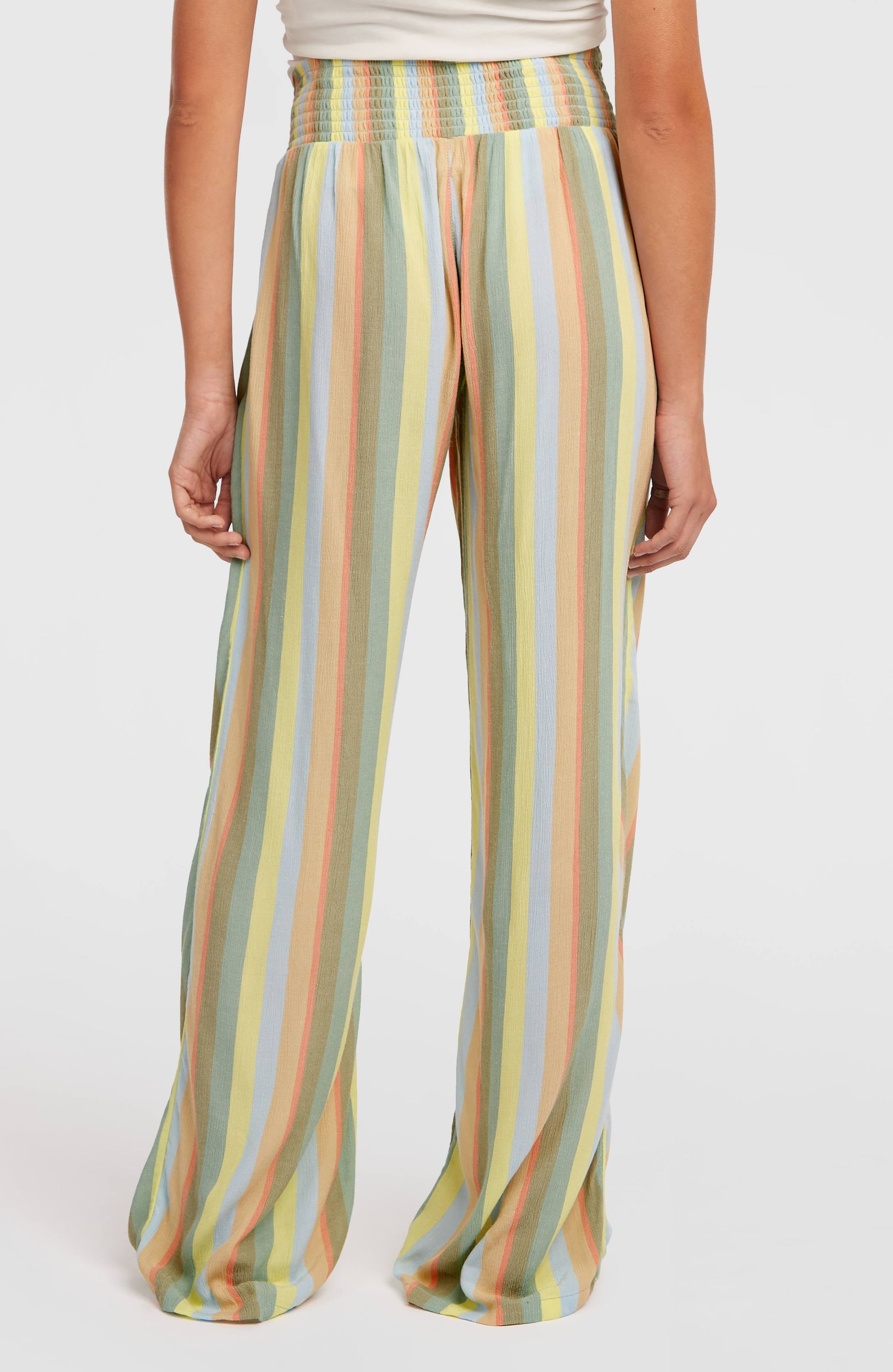Women Johnny Smocked Waist Pants