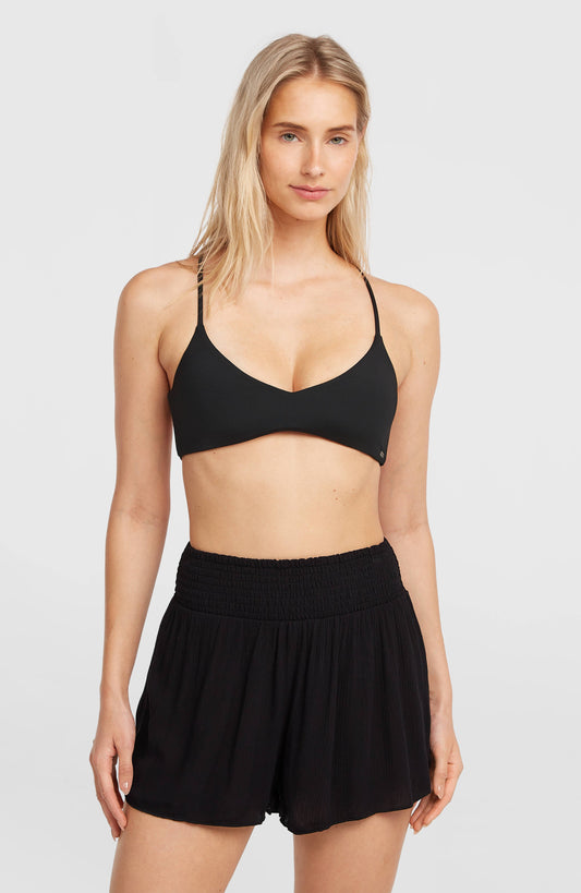 Women Johnny Smocked Waist Shorts