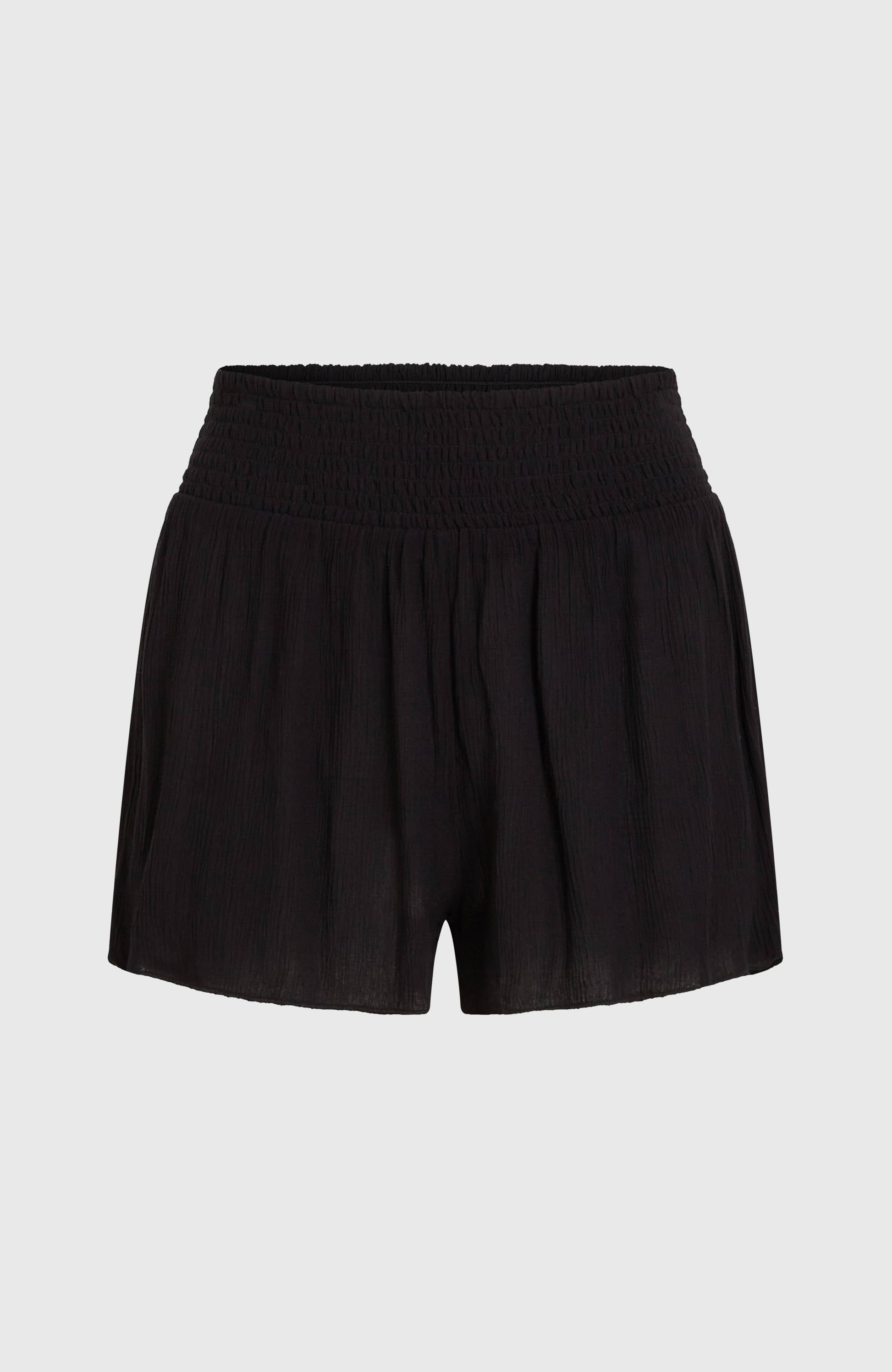Women Johnny Smocked Waist Shorts