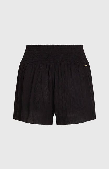 Women Johnny Smocked Waist Shorts