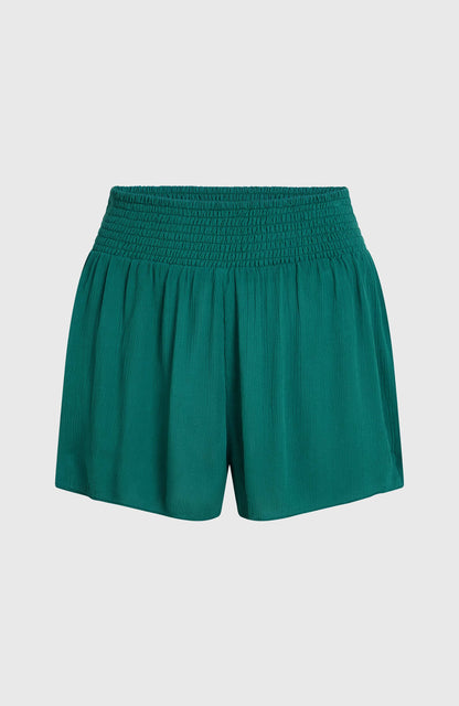 Women Johnny Smocked Waist Shorts