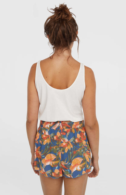 Women Johnny Smocked Waist Shorts