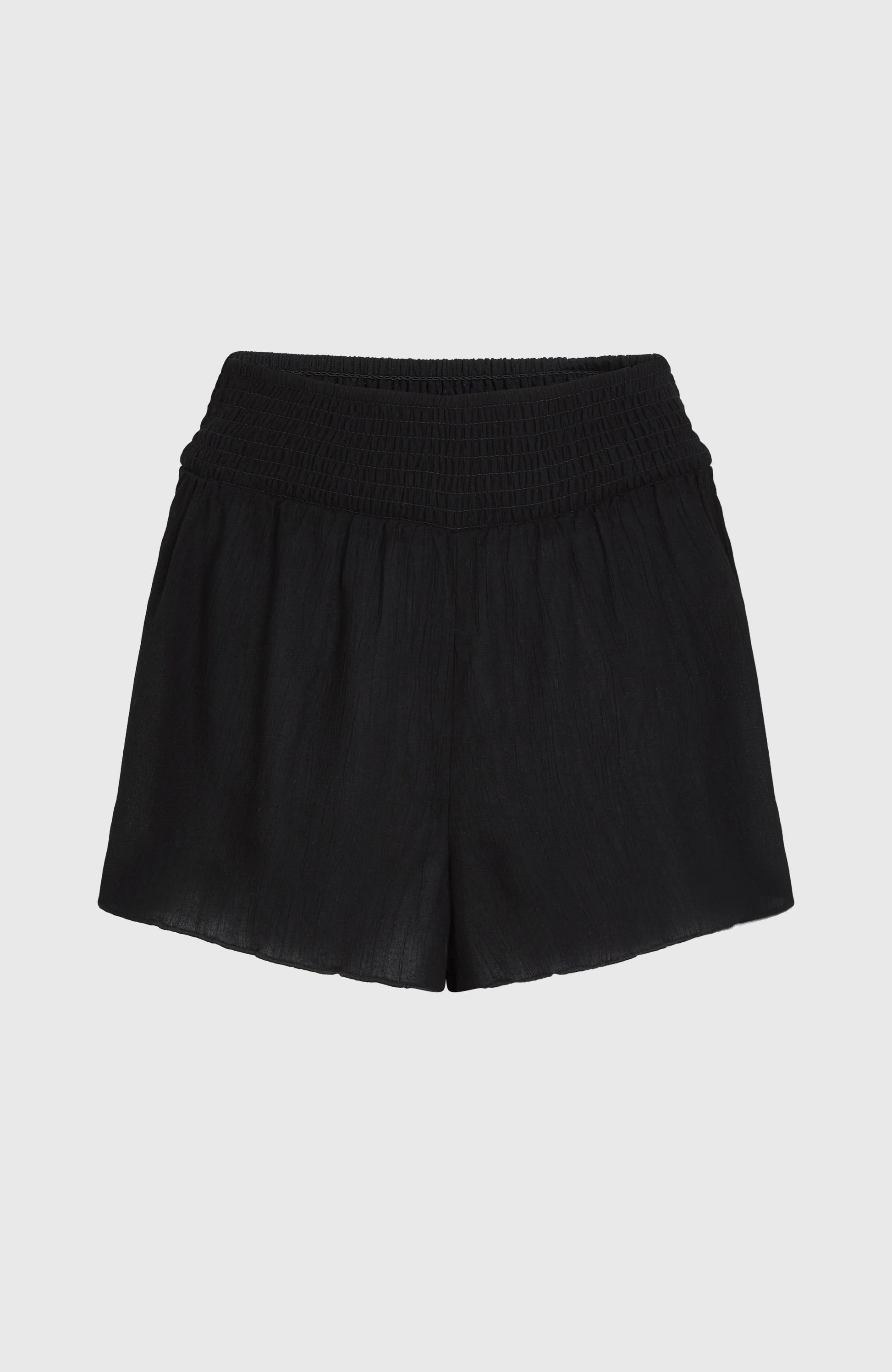 Women Johnny Smocked Waist Shorts