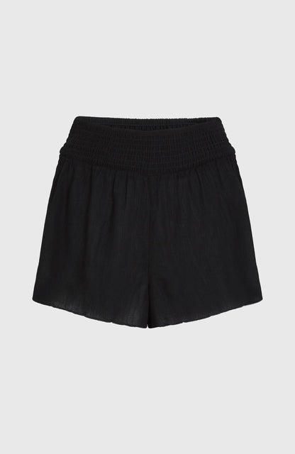 Women Johnny Smocked Waist Shorts