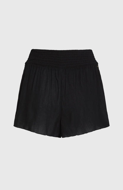 Women Johnny Smocked Waist Shorts
