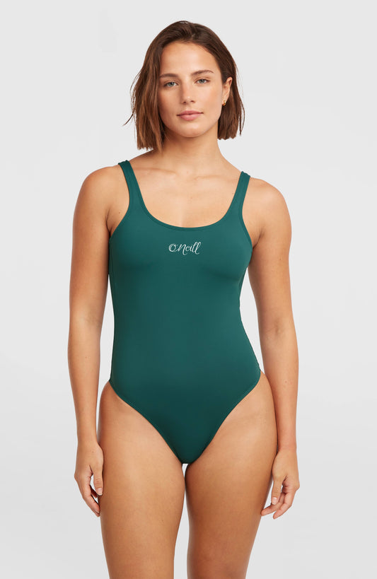 Women Essentials Script Swimsuit