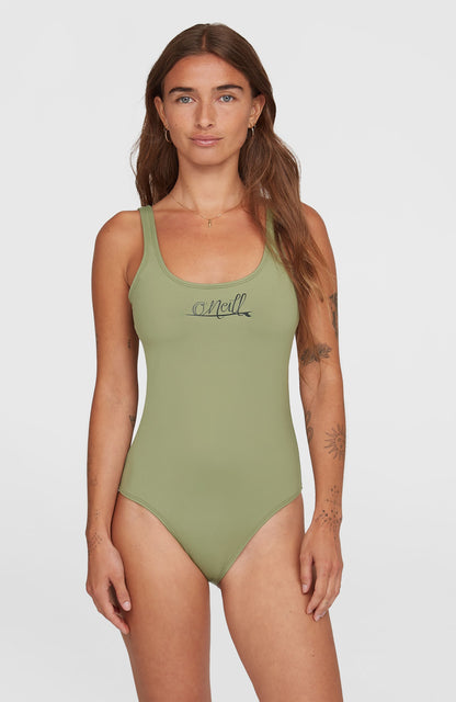 Women Essentials Script Swimsuit