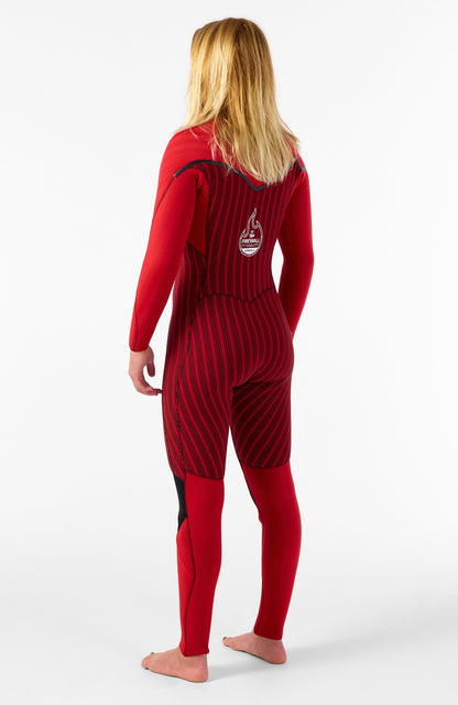 Women|Wetsuits Hyperfreak Fire 5/4mm+ Chest Zip Full Wetsuit