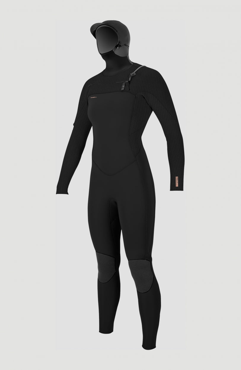 Women|Wetsuits Hyperfreak Plus 5/4mm Chest Zip Full Wetsuit with Hood