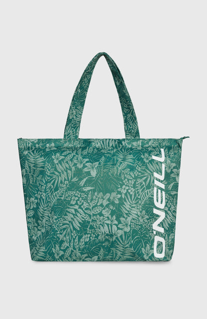 Women Coastal Print Tote Bag