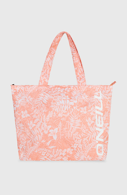 Women Coastal Print Tote Bag