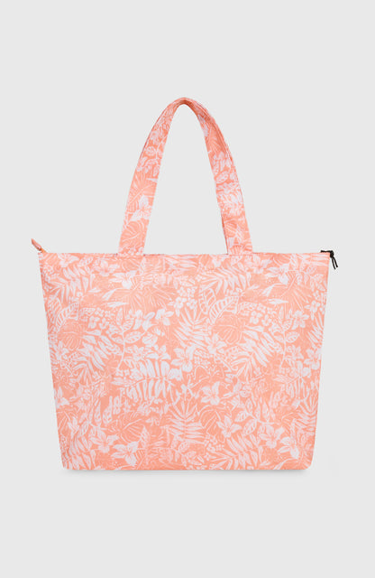 Women Coastal Print Tote Bag