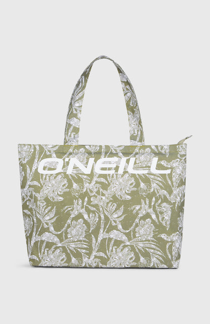 Women Coastal Print Tote Bag